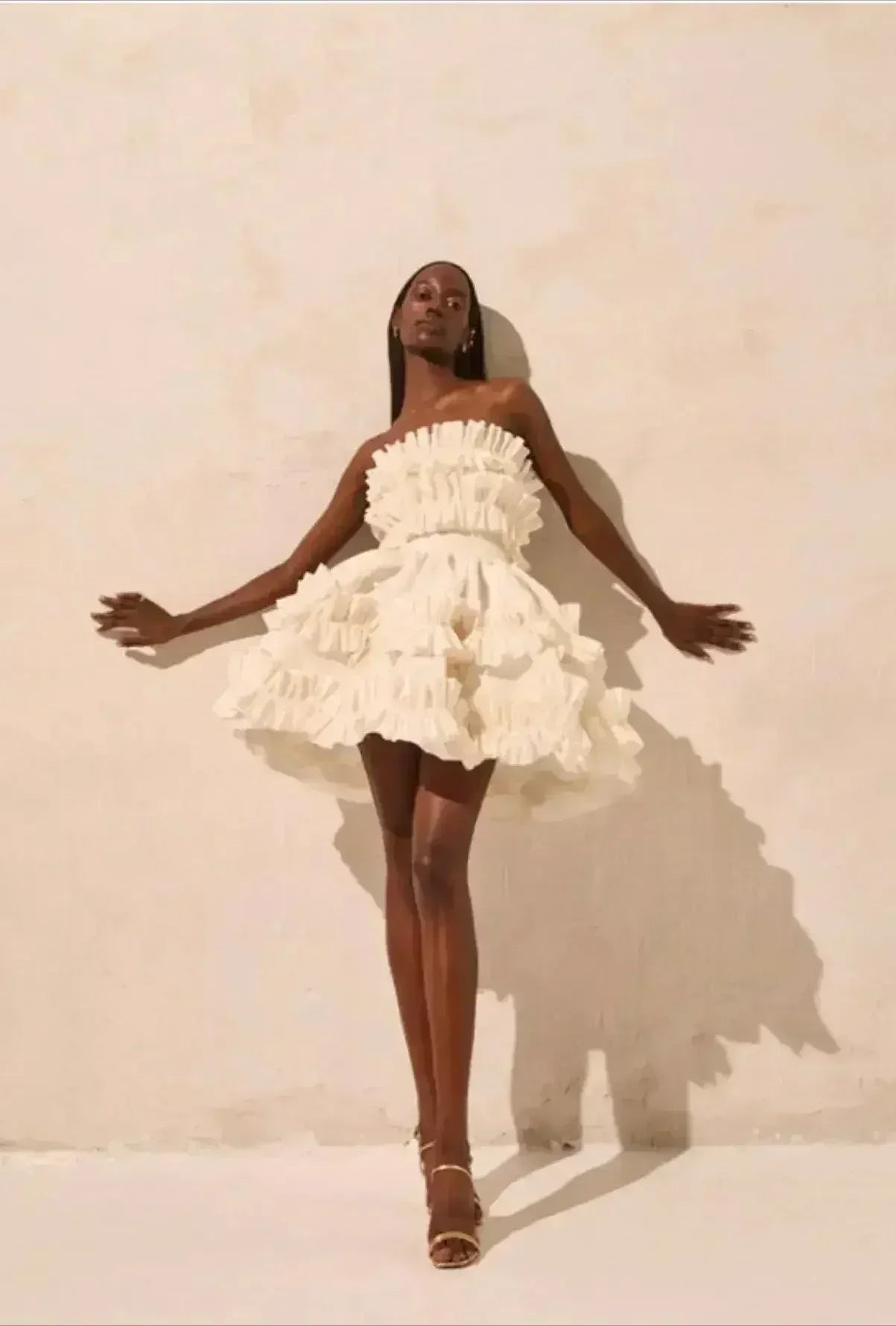 Tube Ruffle Cupcake Dress - Femstylo