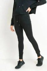 Highwaist Slim-Fit Cuffed Joggers
