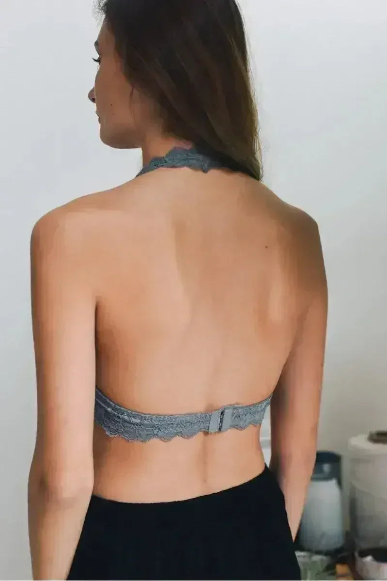 Lace Halter Bralette - Femstylo