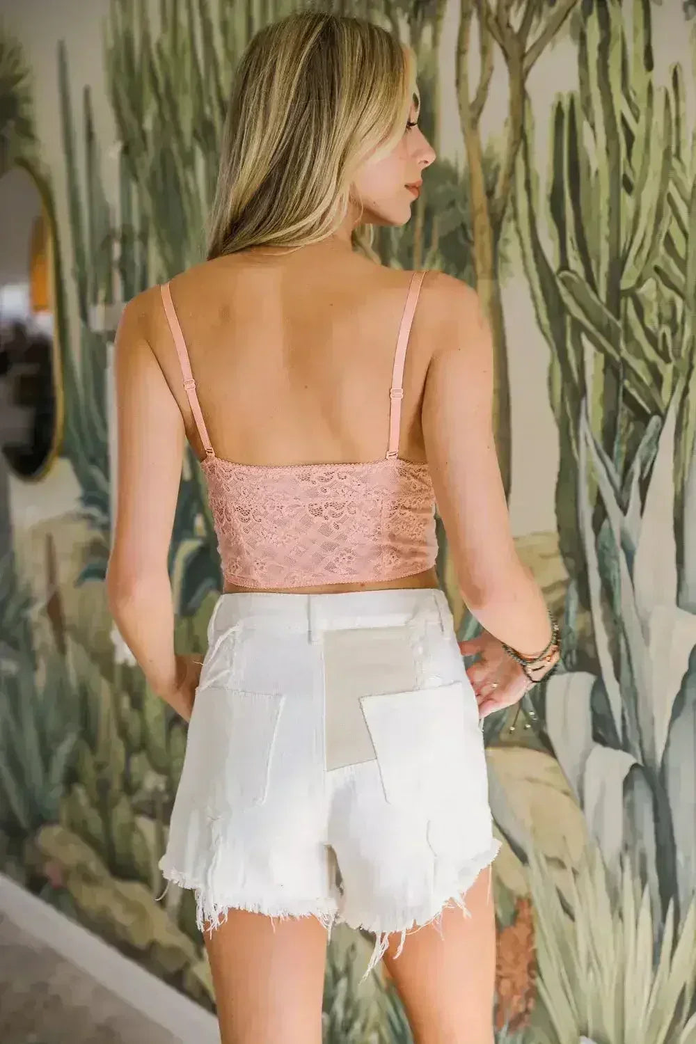 Lace Longline Corset Bralette - Femstylo