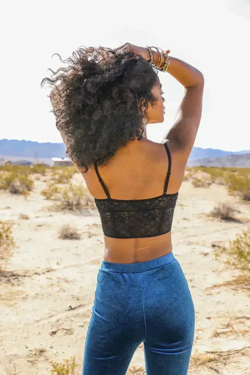 Lace Longline Corset Bralette - Femstylo