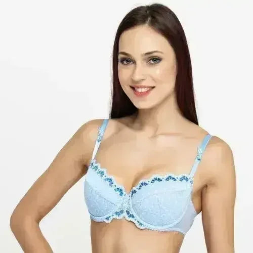 Lavinia Charm Lace Padded Balcony Bra - Femstylo