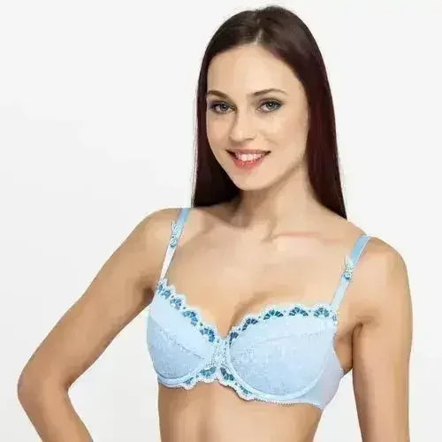 Lavinia Charm Lace Padded Balcony Bra - Femstylo