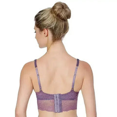 Longline Lace Demi Cup Bra Montelle Boudoir Glamour - Femstylo