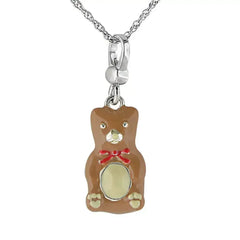 LOS422 - Silver 925 Sterling Silver Chain Pendant with No Stone - Femstylo