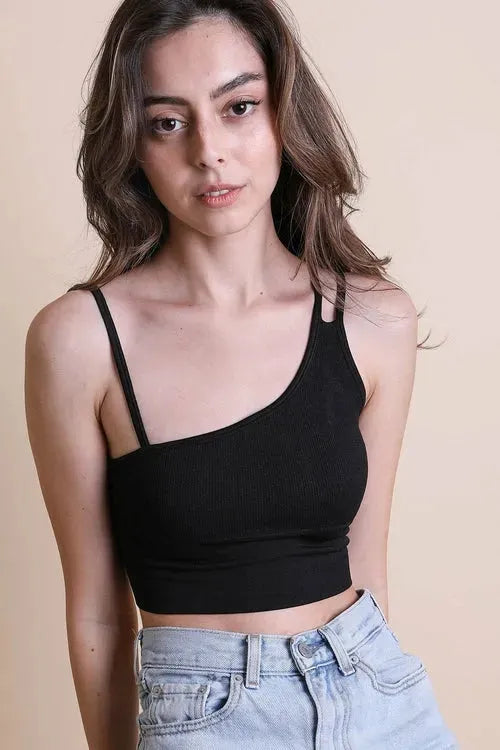 Offset Shoulder Brami Top - Femstylo