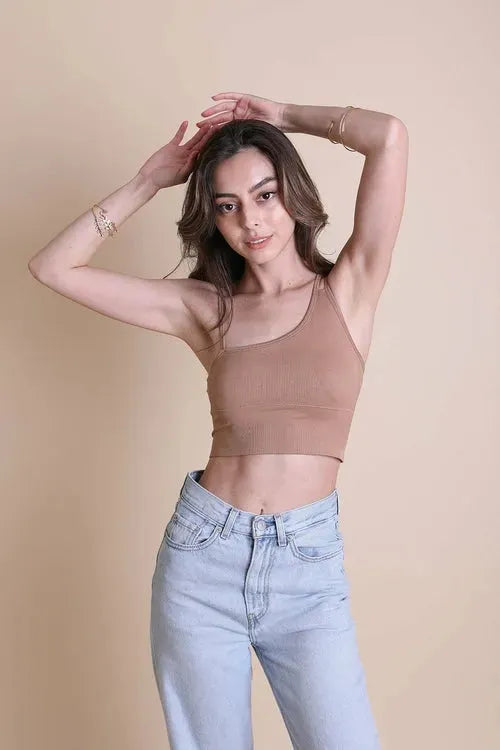 Offset Shoulder Brami Top - Femstylo