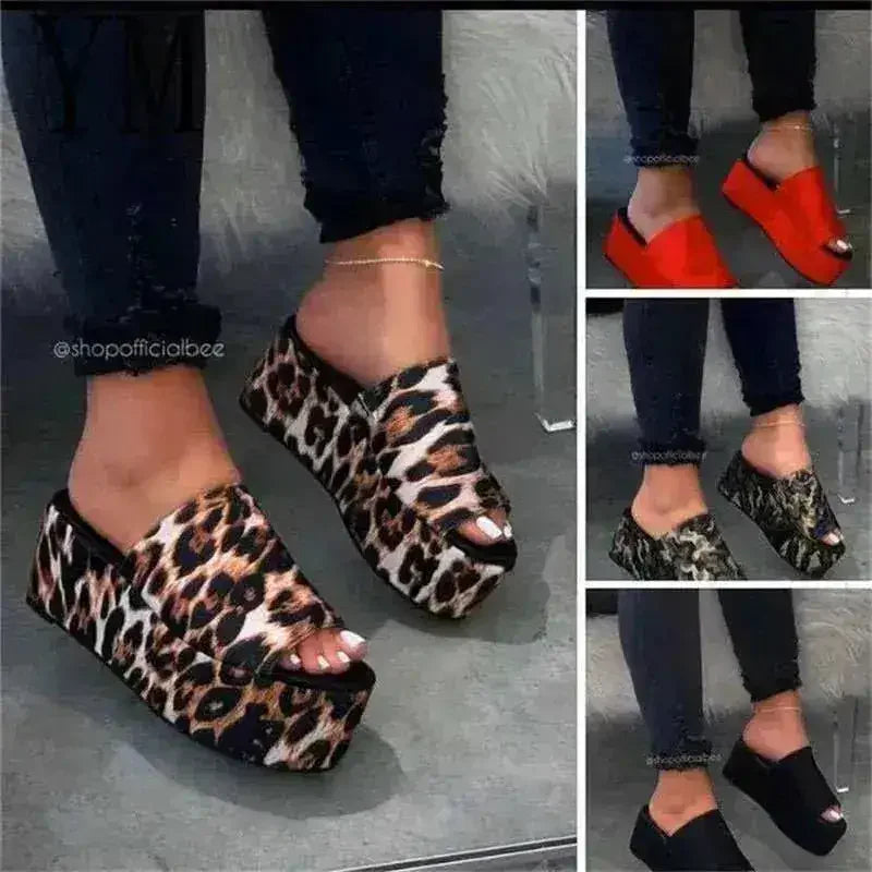 HOT Summer Sandals Women Wedges Shoes Pumps High Heels Sandals Flip - Femstylo