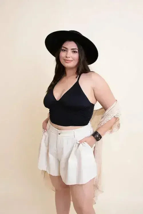 Ruched Bralette Plus - Femstylo