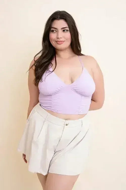 Ruched Bralette Plus - Femstylo