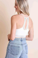 Seamless Polkadot Lace Trim Bralette - Femstylo