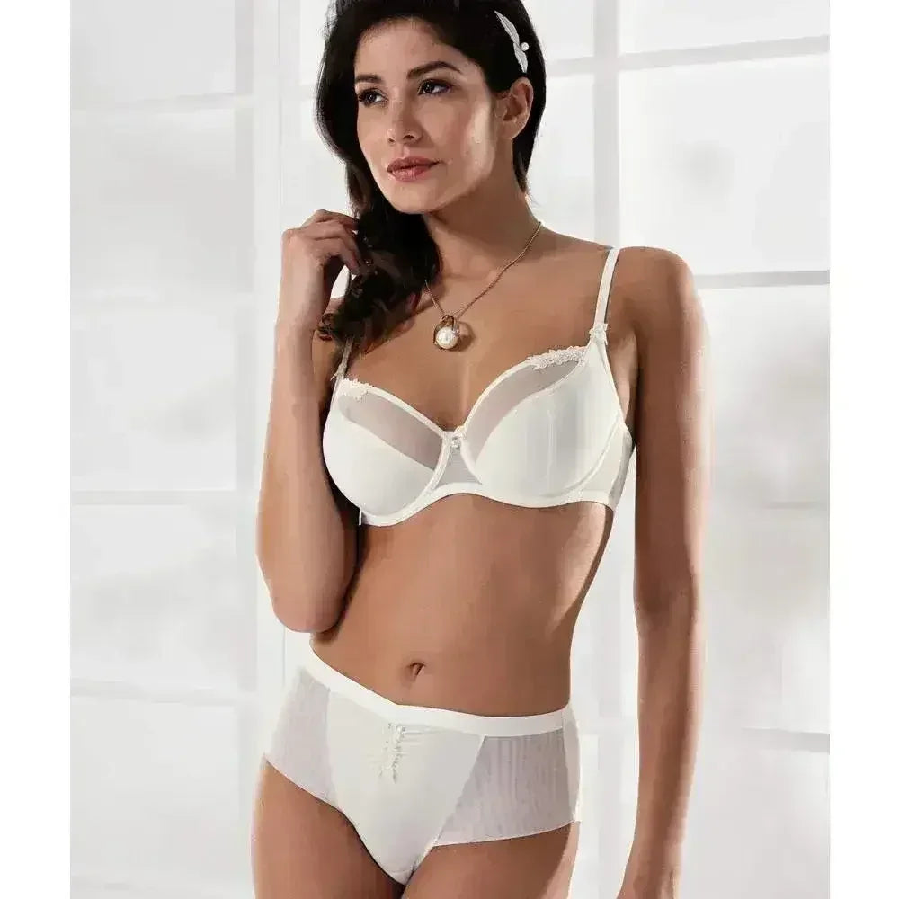 Semi Sheer Wired Bridal Bra Lisca Zarah - Femstylo