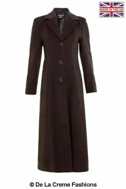 Single Breasted Long Winter Coat - Femstylo