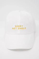 Sorry Not Single | Sorry Not Sorry - Bachelorette party dad hats