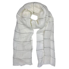 Gauze Stripe Linen Wrap