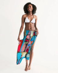 Swimsuit Cover Up Wrap / Sheer Multicolor - Sh7a00u