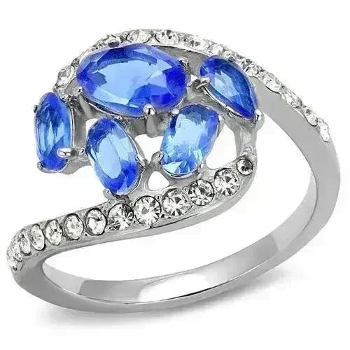 TK3211 - High polished (no plating) Stainless Steel Ring with - Femstylo