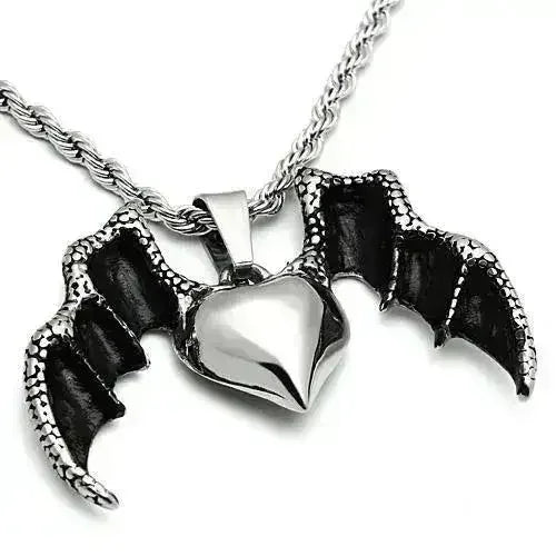 TK549 - High polished (no plating) Stainless Steel Chain Pendant with - Femstylo