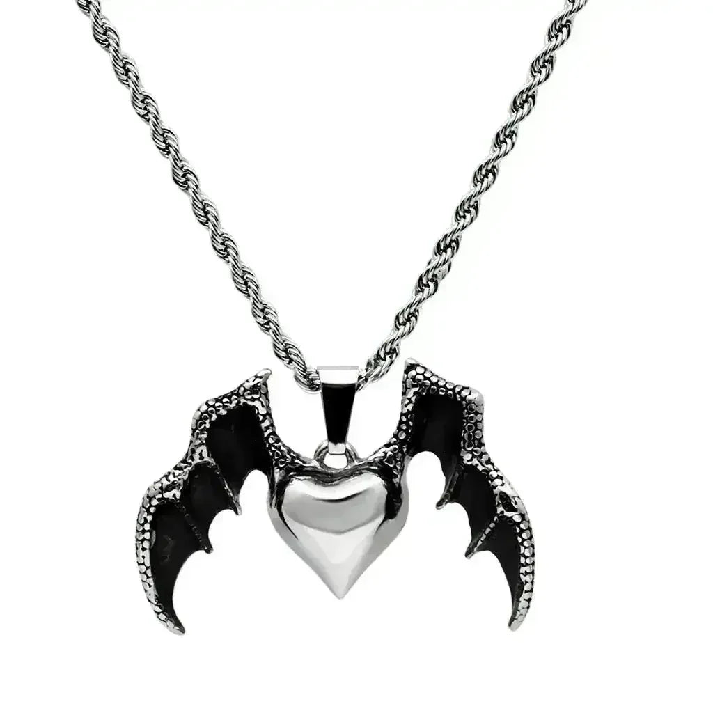 TK549 - High polished (no plating) Stainless Steel Chain Pendant with - Femstylo