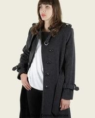 VENTURA - Tailored Stylish Collarless Trench Coat - Femstylo