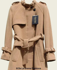 VENTURA - Tailored Stylish Collarless Trench Coat - Femstylo