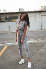 DT UNITY Jumpsuit in Cement - Femstylo